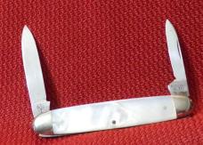  VINTAGE H. BOKER & CO. SOLINGEN 1919-1932 EQUALEND ETCHED KING CUTTER ON BLADE ENGRAVED PEARL 