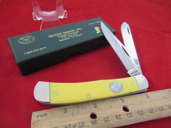 Moore Maker Yellow Handle Trapper Pattern # 3202B