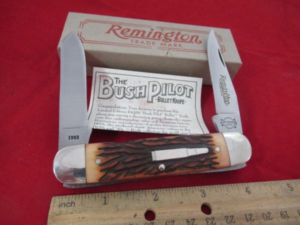 Remington 1993 Bush Pilot Bullet Knife Pattern # R4356 Remington 1993 Bush Pilot Bullet Knife Pattern # R4356