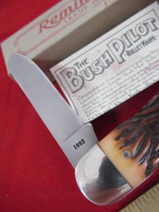 Remington 1993 Bush Pilot Bullet Knife Pattern # R4356