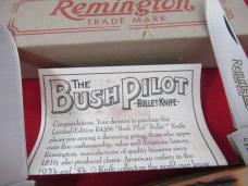 Remington 1993 Bush Pilot Bullet Knife Pattern # R4356