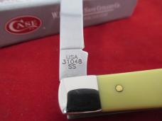 Case XX 2018 Yellow Delrin Handle Farmers Pattern # 31048 SS