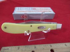 Case XX 2018 Yellow Delrin Handle Farmers Pattern # 31048 SS