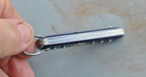 Long Ranger By Camco 60th Anniv. Blue Celluloid Mint Bail 3 1/2" Closed Mirror Polish 2 Blades