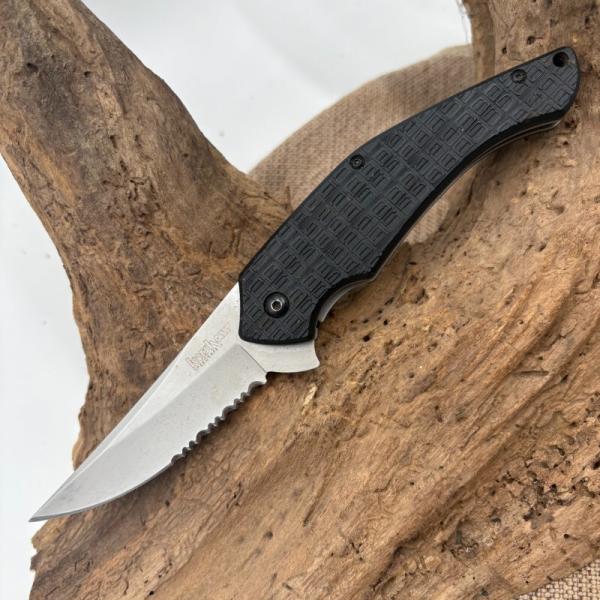 Kershaw Asset 1930ST Assisted Open Knife Liner Lock Combo Edge Blade (161)