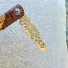 Johan Ellis Igwe.Lanny..4",Karilian Scales & Snakewood Bolsters...G10 and titanium frame...Damacore 
