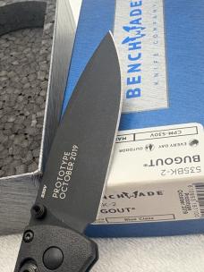 Benchmade Prototype 535BK-2 Bugout New In Box Made In USA
