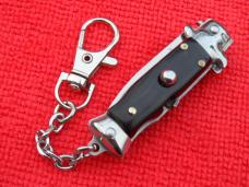 New 3-3/4" "Corpo-di-Vespa" Wasp Blackhorn Stiletto keychain Switchblade Knife IIII