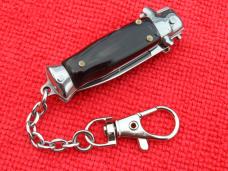 New 3-3/4" "Corpo-di-Vespa" Wasp Blackhorn Stiletto keychain Switchblade Knife IIII
