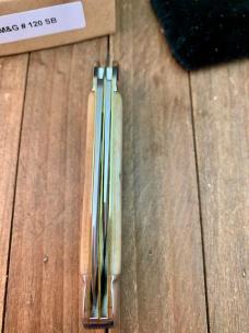 Maher and Grosh by Great Eastern Cutlery 35 Cigar Jack Smooth Appaloosa Bone 