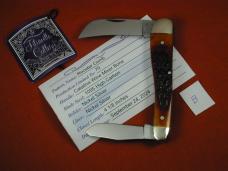 Titusville Cutlery Catalina Wine Jigged Bone Rooster Comb Farmer Knife 1 of 70 COA USA Made 2024