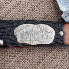 Boker Great American Story Knife Remember the Alamo #1772 Circa 1974-1978 (613B)