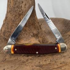 BOKER AMERICAN STORY POCKET KNIFE #1777 BUFFALO BILL & SITTING BULL NOS (614B)