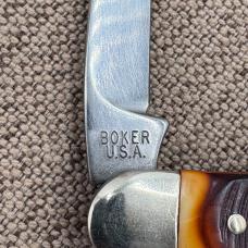 BOKER AMERICAN STORY POCKET KNIFE #1777 BUFFALO BILL & SITTING BULL NOS (614B)