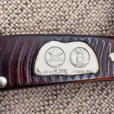 BOKER AMERICAN STORY POCKET KNIFE #1777 BUFFALO BILL & SITTING BULL NOS (614B)