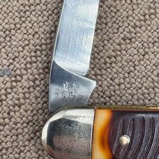 BOKER AMERICAN STORY POCKET KNIFE #1777 BUFFALO BILL & SITTING BULL NOS (614B)