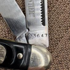 NOS BOKER AMERICAN STORY STOCKMAN 3-BLADE KNIFE #1776 GOLDEN SPIKE  (612B)