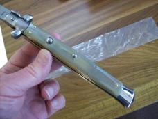 Vintage Italian 13 Incher Beautiful Honey Horn Bayo Inox Italy Stainless 1980's UNUSED!
