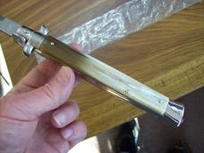 Vintage Italian 13 Incher Beautiful Honey Horn Bayo Inox Italy Stainless 1980's UNUSED!