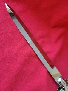 Monster AGA Campolin Switchblade ~ 17 1/2 inch Sambar Stag