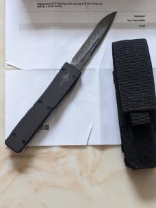 Rare Microtech Marfione Ultratech Devin Thomas Damascus 