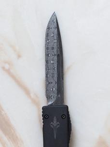 Rare Microtech Marfione Ultratech Devin Thomas Damascus 