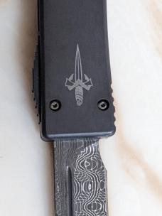 Rare Microtech Marfione Ultratech Devin Thomas Damascus 