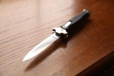 AGA Campolin Zero Leverlock Automatic Knife (8.625" Overall / 3.75" Polished Blade)