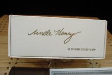 SCHRADE UNCLE HENRY LB3 LOCKBACK POCKET MINT KNIFE WITH MINT BOX & PAPERS FOR AN ORIGINAL LB5 KNIFE 