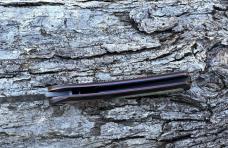 JOHAN ELLIS CUSTOM LION DAMASTEEL PAPER MICARTA FRAME WITH GIRAFFE INLAYS 