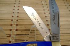 SCHRADE USA RARE NOS FFA SPECIAL EDITION FARMERS PRIDE 8OT CARBON STEEL STOCKMAN FOLD POCKET KNIFE 