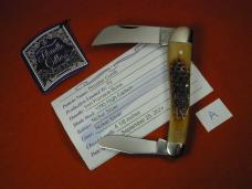 Titusville Cutlery Iron Furnace Jigged Bone Rooster Comb Farmer Knife 1 of 70 COA USA Made 2024