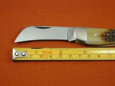 Titusville Cutlery Iron Furnace Jigged Bone Rooster Comb Farmer Knife 1 of 70 COA USA Made 2024