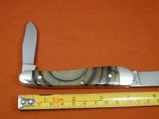 Titusville Cutlery Cross Cut Mammoth Ivory Rooster Comb Farmer Knife Super Rare 1 of 10 COA USA Made