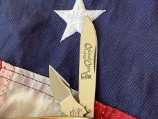 Colonel Coon (by Queen) One of 250, Jr Scout Knife w/ Great Stag Handles