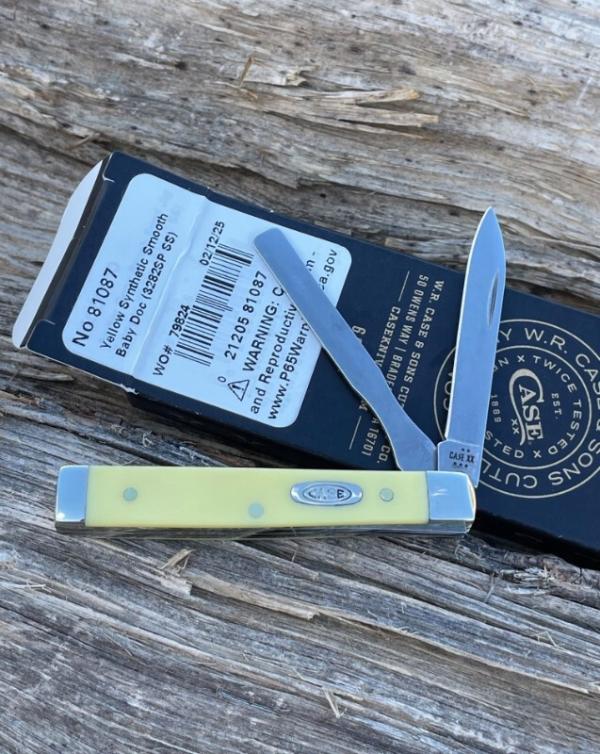 CASE XX ** 2025 SMOOTH YELLOW SYNTHETIC BABY DOC CASE XX ** 2025 SMOOTH YELLOW SYNTHETIC BABY DOC