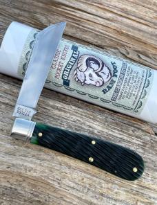 GEC NORTHFIELD ** 933124 WINTERGREEN JIGGED BONE RAMS FOOT CCC CLUB KNIFE (ONLY 30 MADE)