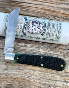 GEC NORTHFIELD ** 933124 WINTERGREEN JIGGED BONE RAMS FOOT CCC CLUB KNIFE (ONLY 30 MADE)
