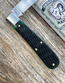 GEC NORTHFIELD ** 933124 WINTERGREEN JIGGED BONE RAMS FOOT CCC CLUB KNIFE (ONLY 30 MADE)