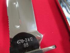 Two Case XX 1998 Red Bone Fixed Blades One Is Pattern # 678-3 1/2  the other one 647-5