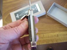 Hubertus Knife Solingen, Germany Small 08 Rare BIg Horn Edition 5 3/4 " Open Lilyput NIB