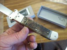 Hubertus Knife Shellpuller Patronenzieher Solingen Germany Big Horn Edition Size 11 UNUSED NIB.