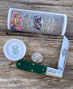 GEC TIDIOUTE ** 153124 TRACTOR GREEN SAWCUT BONE TC BARLOW