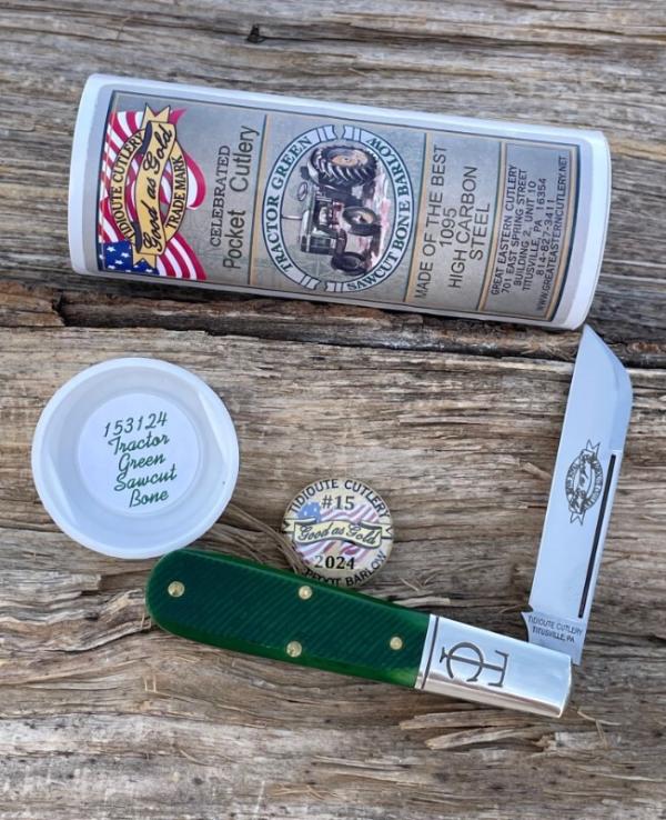 GEC TIDIOUTE ** 153124 TRACTOR GREEN SAWCUT BONE TC BARLOW GEC TIDIOUTE ** 153124 TRACTOR GREEN SAWCUT BONE TC BARLOW