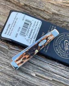 CASE XX ** 2025 AMBER PEACH SEED JIGGED BONE PILOT TEST RUN BABY DOC
