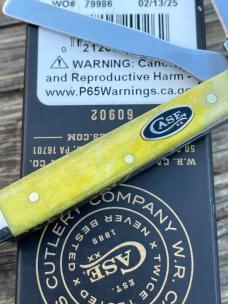 CASE XX ** 2025 SMOOTH YELLOW BONE BLACK CASE OVAL SHIELD BABY DOC