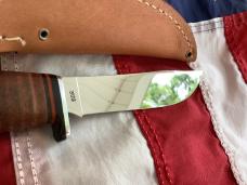 Case xx Fixed Blade Hunter (M366) w/ Leather Wrap Handles w/ Sheath -NOS