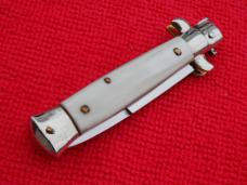 vintage 5-1/2"Folgore/ Dibon classic Stiletto Blond horn red dot Picklock 