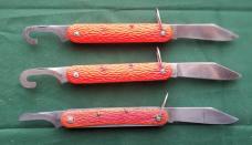 Three Camillis Paratrooper knives