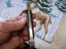 Hubertus Knife Shellpuller Patronenzieher Solingen Large Size 11 Exotic Black Ebonywood UNUSED NIB.